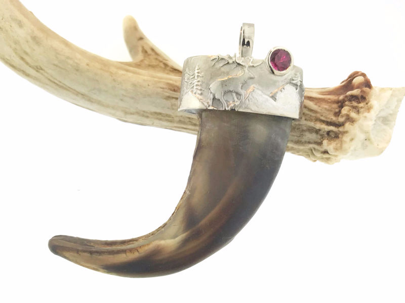 Custom Design Jewelry Gold Bear Claw