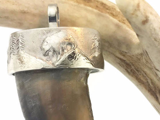 Custom Design Jewelry Gold Bear Claw