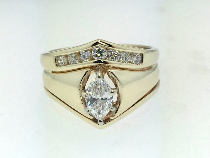 Custom Design Gold Diamond Ring
