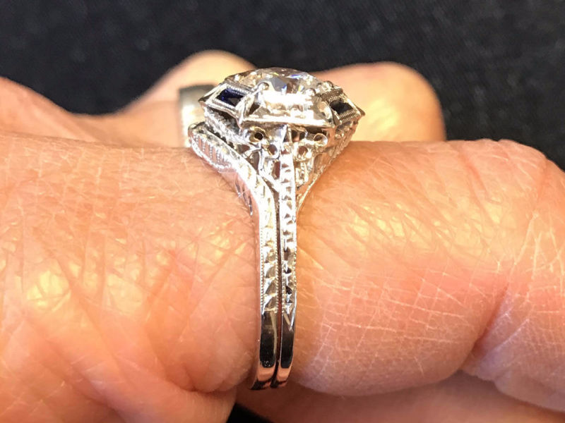 Custom Design Gold Diamond Ring