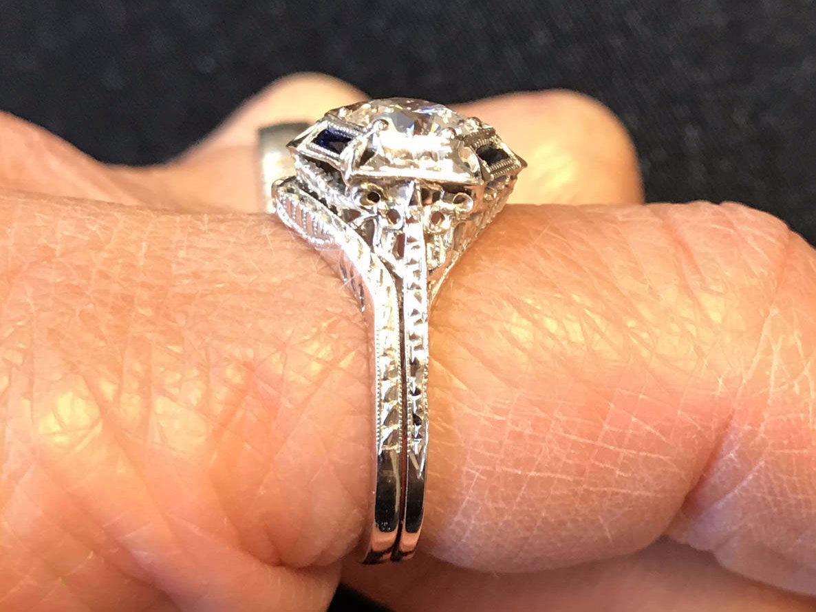 Custom Design Gold Diamond Ring