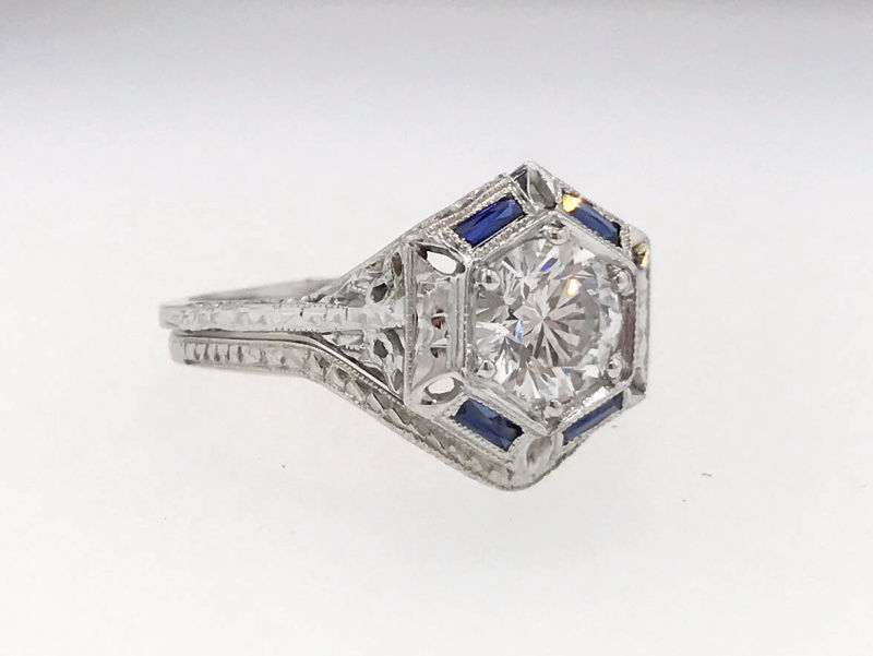 Custom Design Gold Diamond Ring