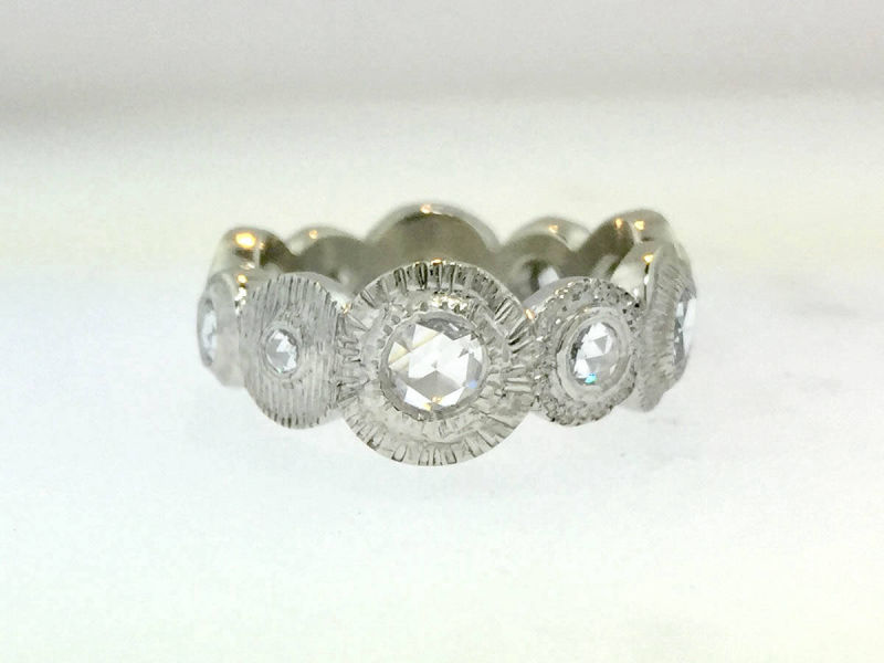 Custom Design Gold Diamond Ring