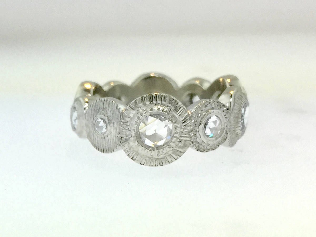 Custom Design Gold Diamond Ring