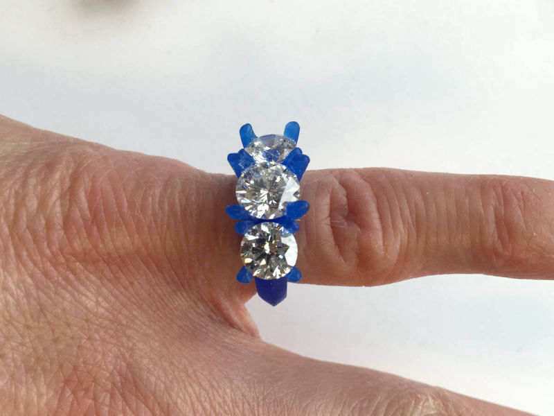 Custom Design Gold Diamond Ring