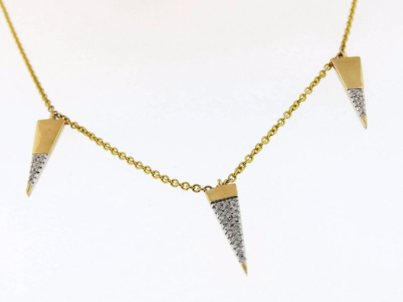 Custom Design Jewelry Gold Diamond Necklace