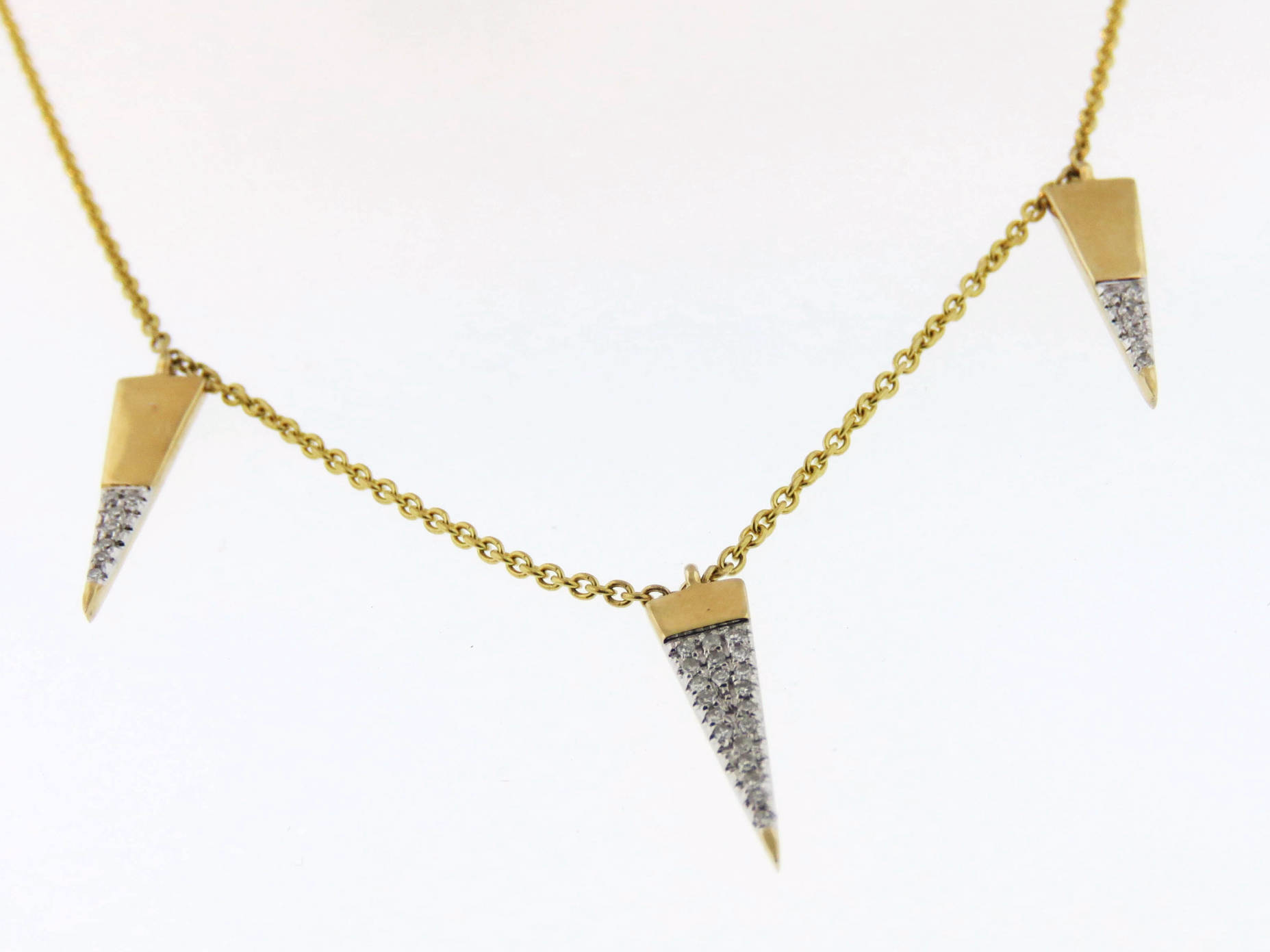 Custom Design Jewelry Gold Diamond Necklace