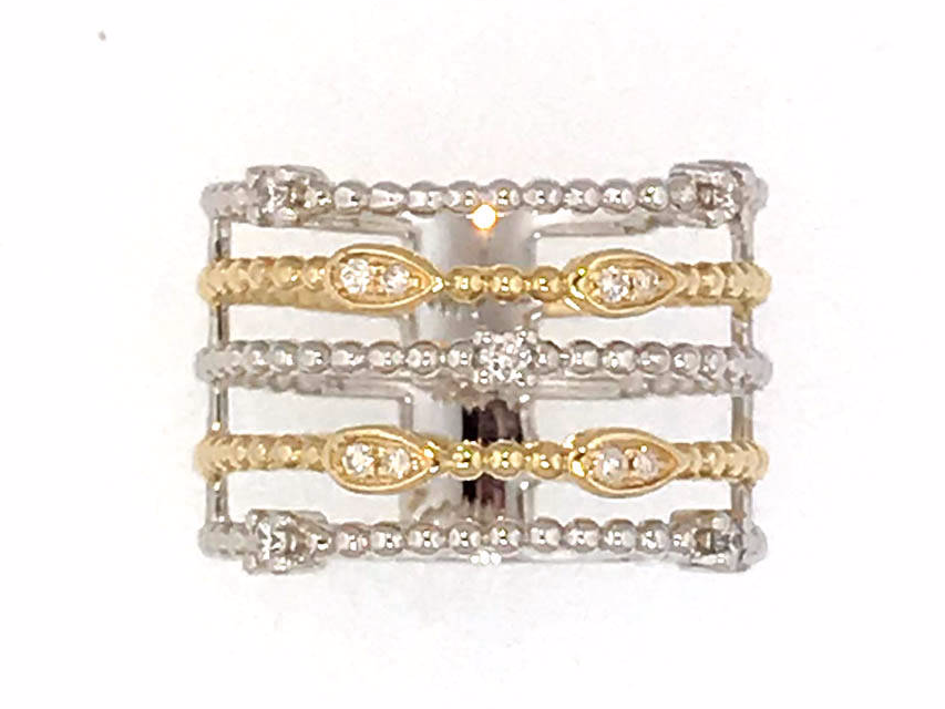 Custom design Gold Diamond Ring