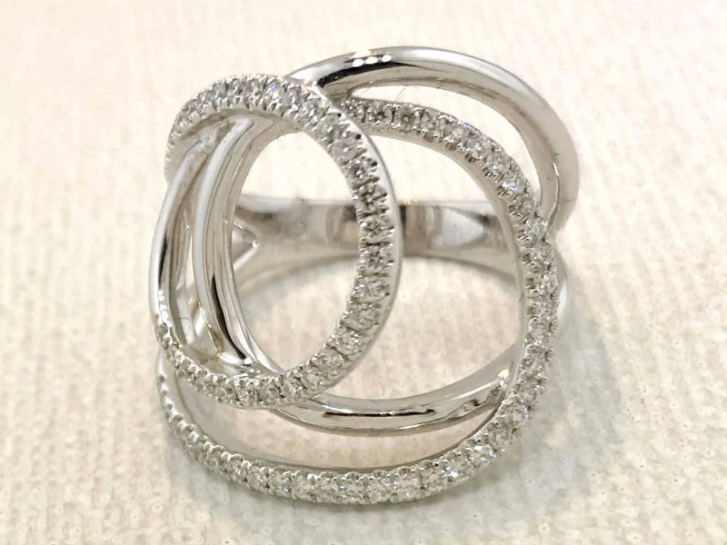 Custom Design Jewelry Gold Diamond Ring