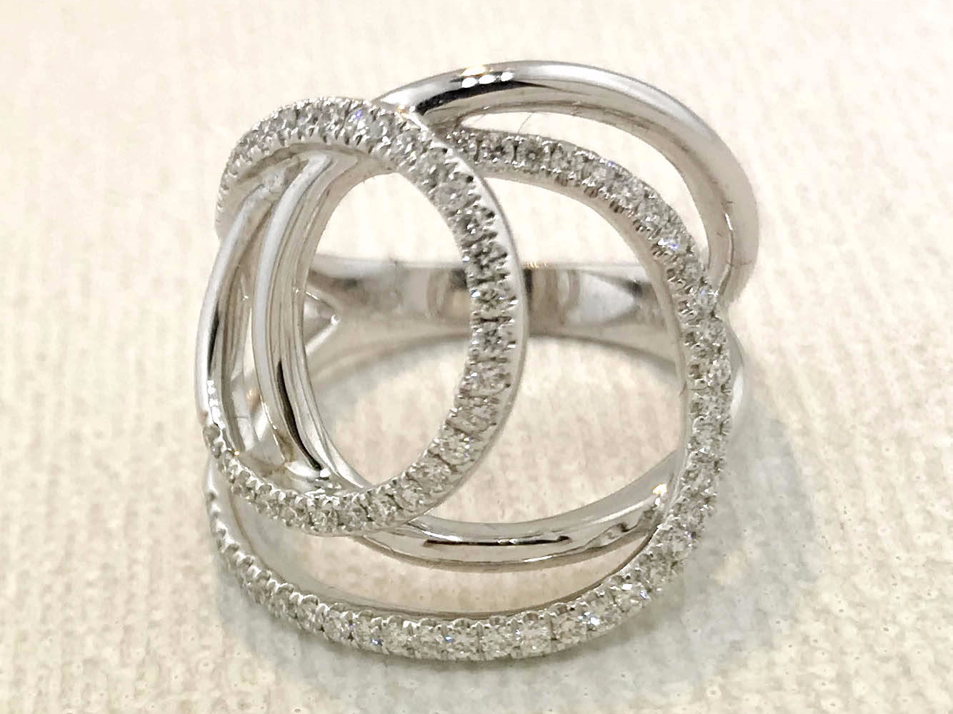 Custom Design Jewelry Gold Diamond Ring