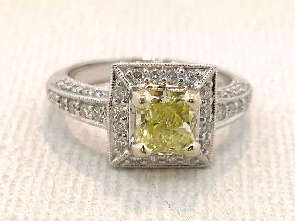 Custom Design Jewelry Gold Diamond Ring