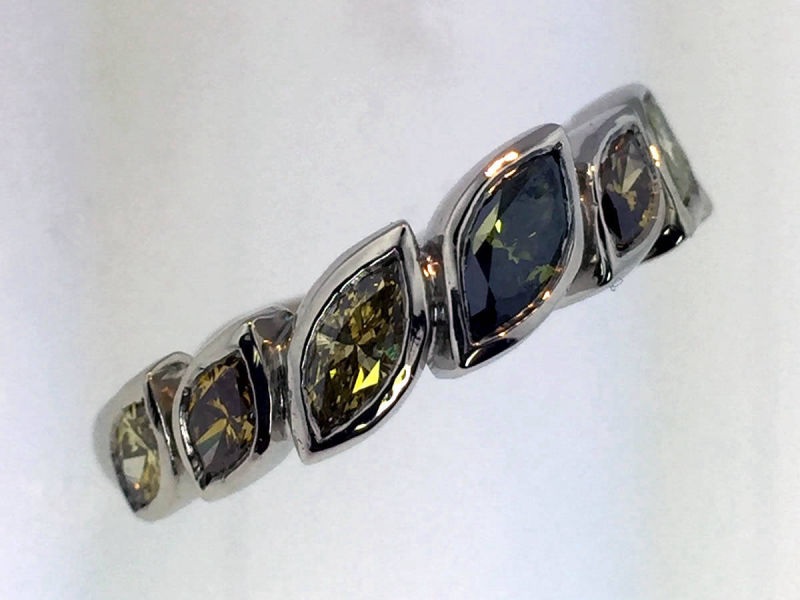 Custom Design Gold Diamond Ring