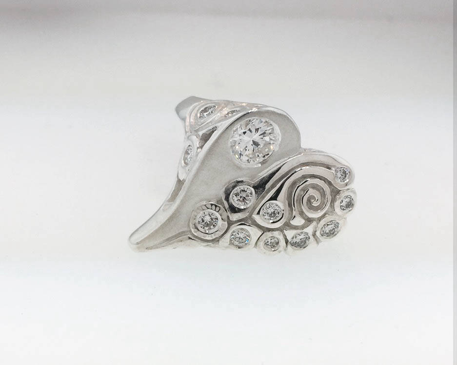 Custom Design Gold Diamond Ring